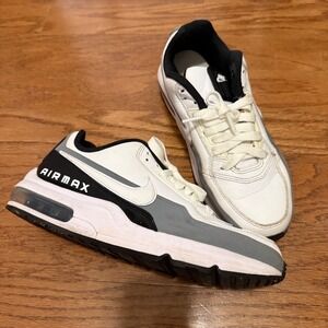 Nike Air Max White Grey Black Men's Athletic Running Shoes Sneakers size 7.5